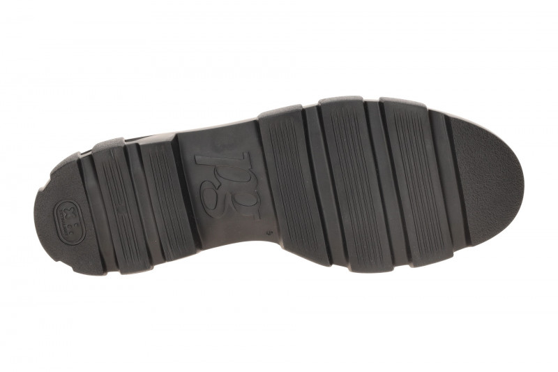 Paul Green Schuhe schwarz Mokassin seidenmatt 1183