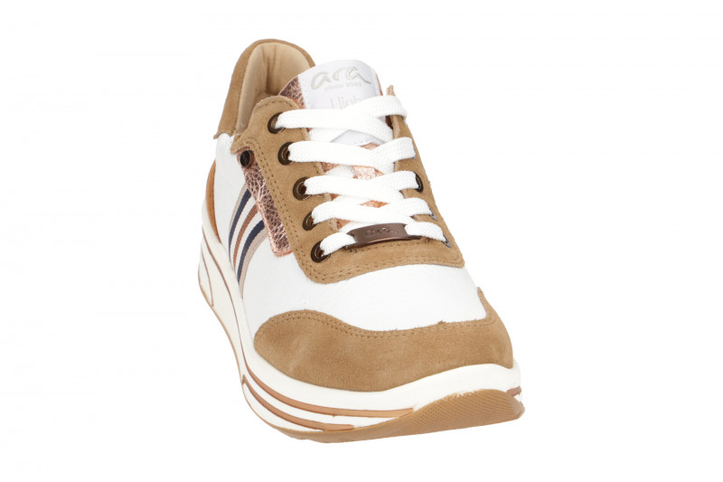 ARA Sapporo Schuhe Damen Sneaker braun weiß 12-32442