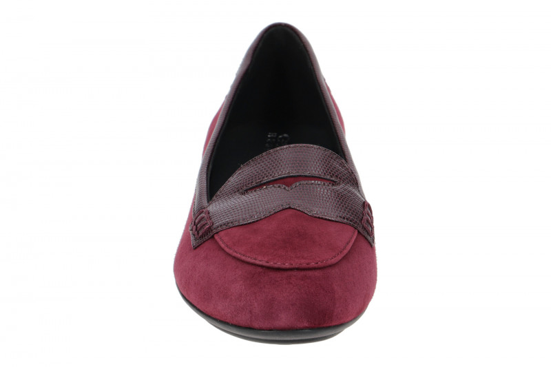 Geox Charlene Slipper Ballerinas dunkelrot D16Y7A