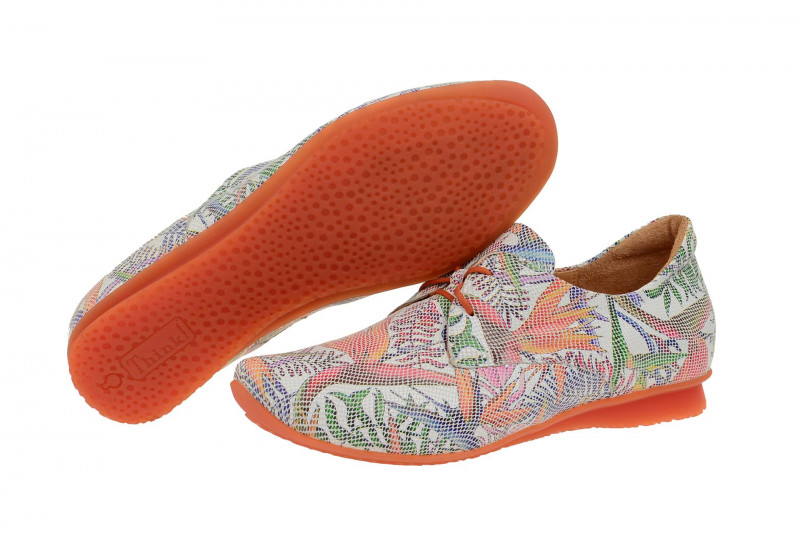 Think Chilli Schuhe weiß Blumen 0-80100-97