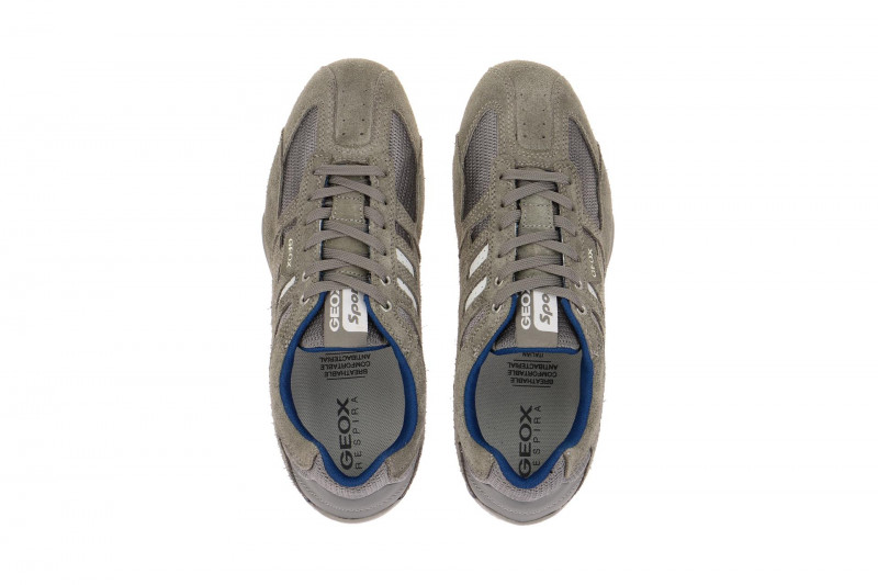 Geox Respira Snake K Sneakers in grau blau Herrenschuhe