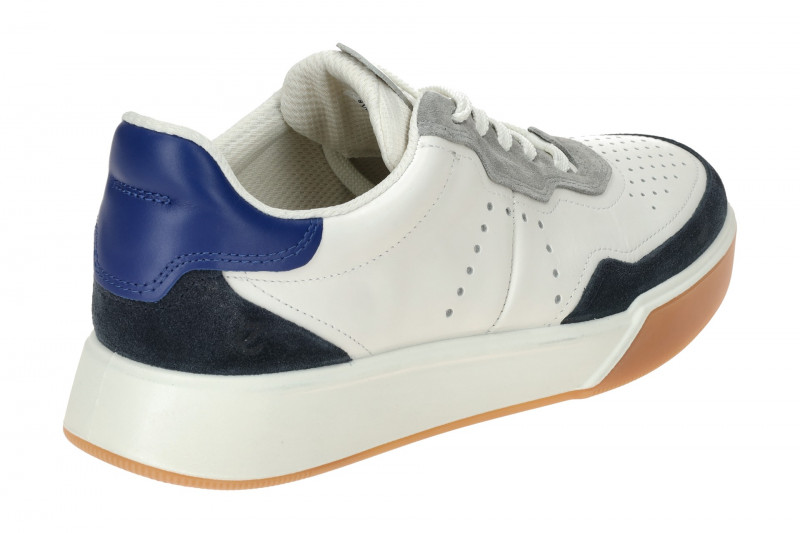 ecco Street Court Schuhe weiß blau 539814