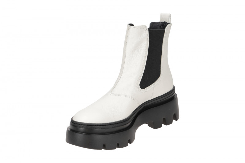 Paul Green Plateau Chelsea Stiefelette weiß ivory 9124
