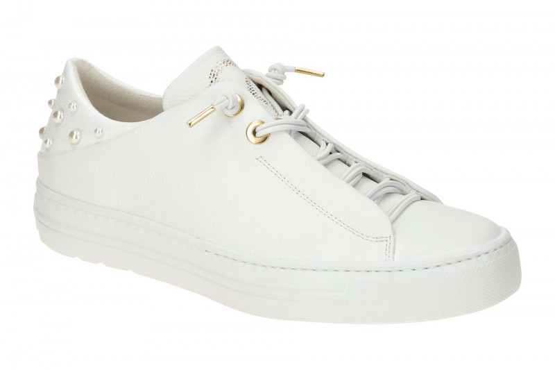 Paul Green Sneaker Schuhe weiß Perlen 5476