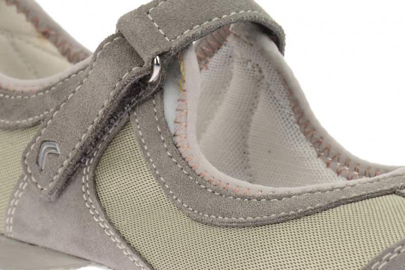 Geox Freccia B Slipper in grau Mary Jane D32C0K