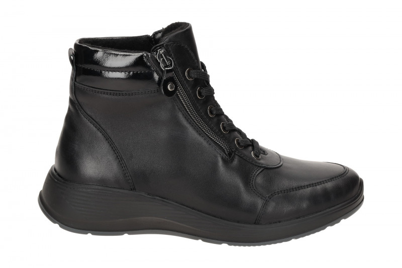 Waldläufer Kalea Stiefel Boots schwarz K-Weite dünn gefüttert 698801