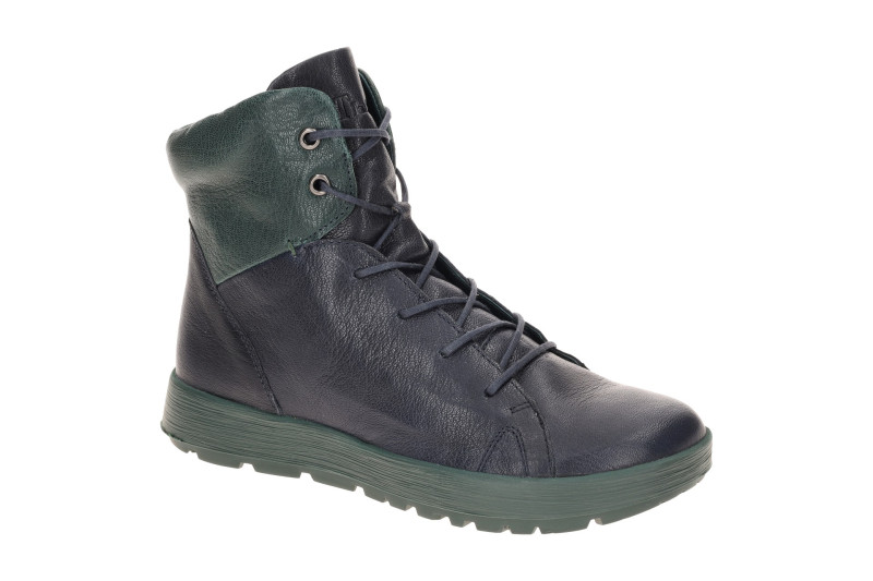 Think Comoda Stiefel blau grün Warmfutter 638