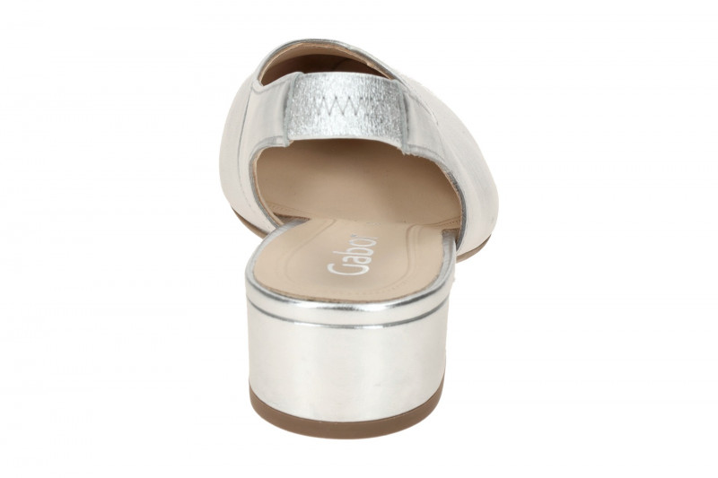 Gabor Sling Pumps silber grau metallic 61.520.69
