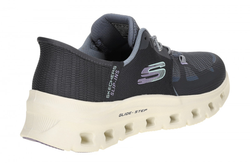 Skechers Glide Step Schuhe blau navy Damen SLIP-INS 150420