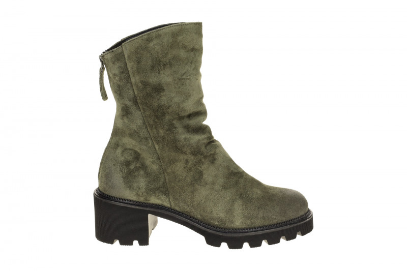 Paul Green Stiefelette grün Ankle Boots dünn gefüttert 8291