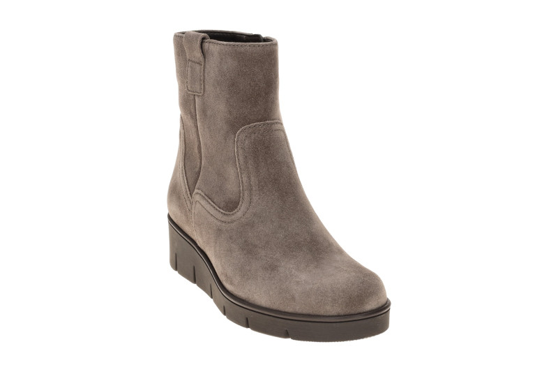 Gabor Keil Stiefel grau taupe Velour 8005.01.002