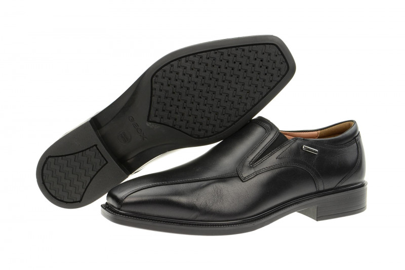 Geox Alex ABX Slipper schwarz Wasserdicht