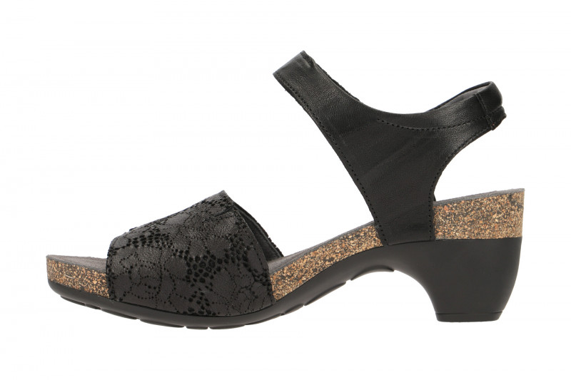 Think Traudi Sandale schwarz Laser 573