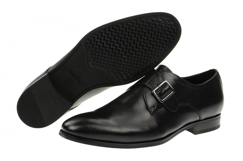 Geox Albert Schuhe Slipper schwarz U52W3A 00043 C9999