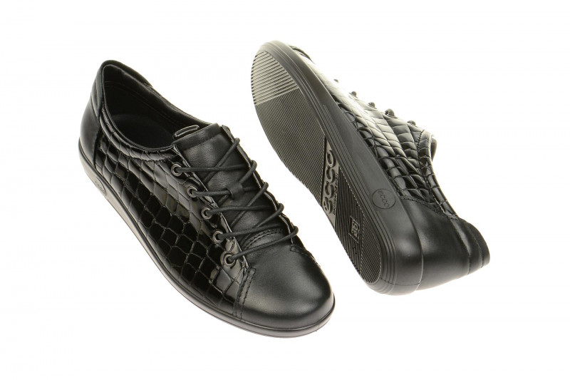 Ecco Soft 2.0 schwarz Leder mix 20650353859