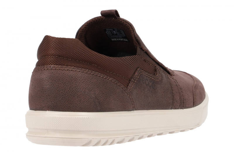 ecco Ennio Schuhe Slippers braun grau