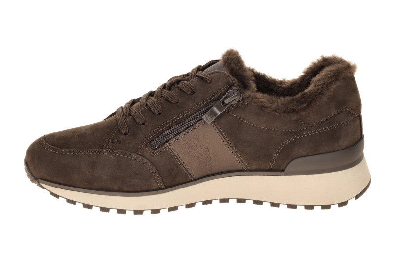 Caprice Schuhe Sneaker braun Warmfutter Fellkragen 23706