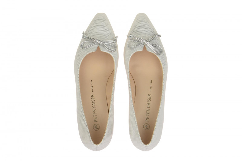 Peter Kaiser Lizzy Pumps weiß silber - 22707/569