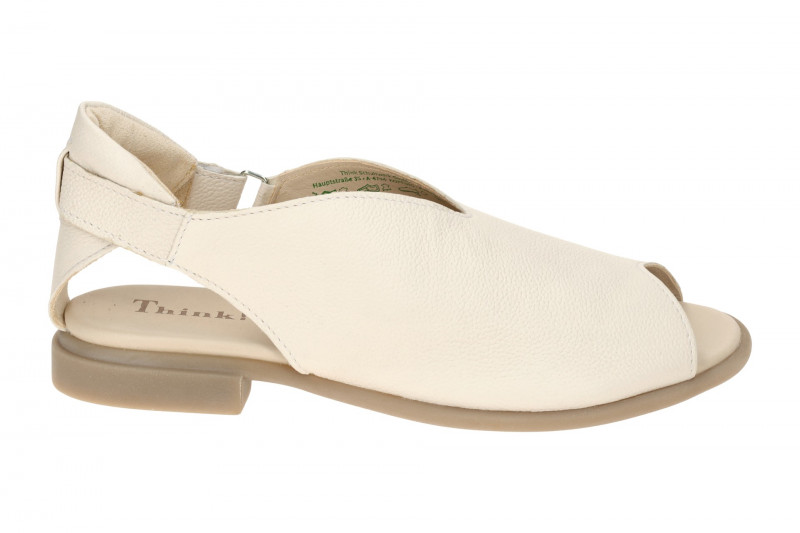 Think Kamaa Sandalette weiß panna Peeptoe 788