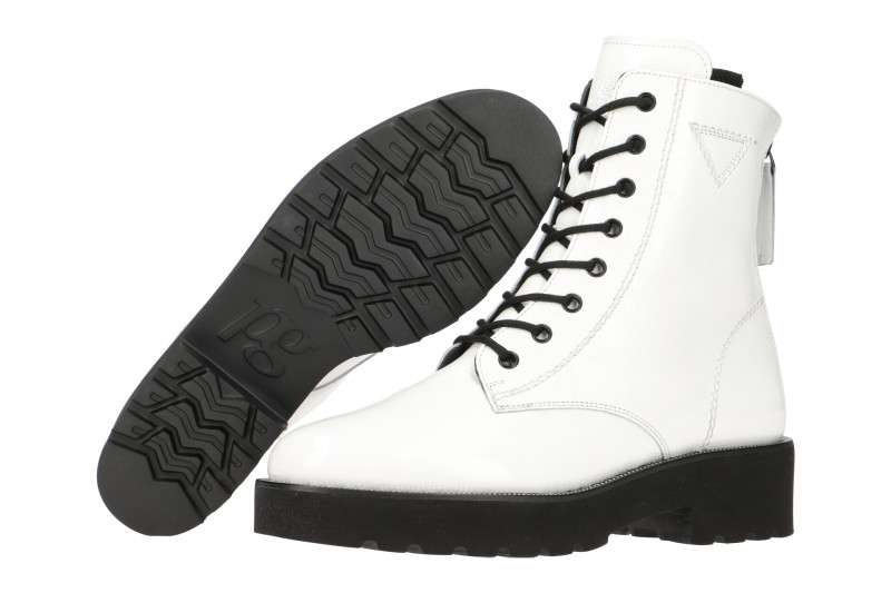 Paul Green Stiefel weiß Lack 9659
