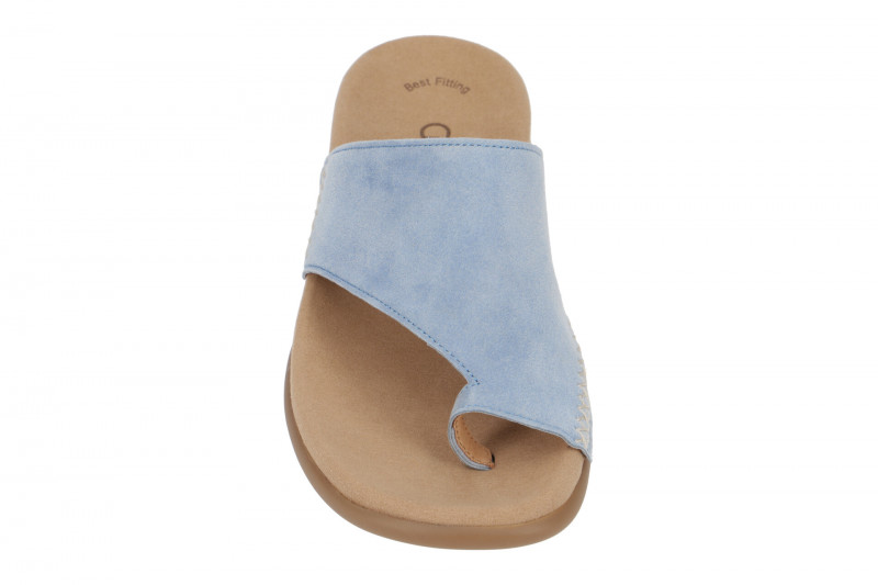 Gabor Zehentrenner Pantolette hellblau 83.700