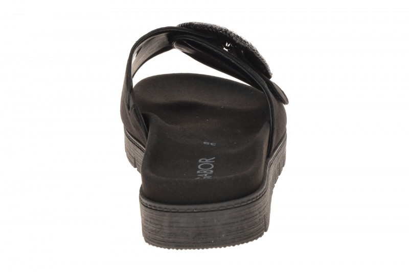 Gabor Pantolette schwarz uni 83.742.17