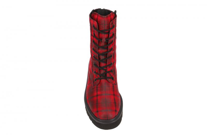 Paul Green Stiefel rot Karo 9581