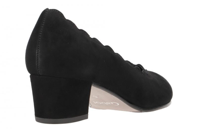 Gabor comfort Pumps schwarz Velour 82.221.47