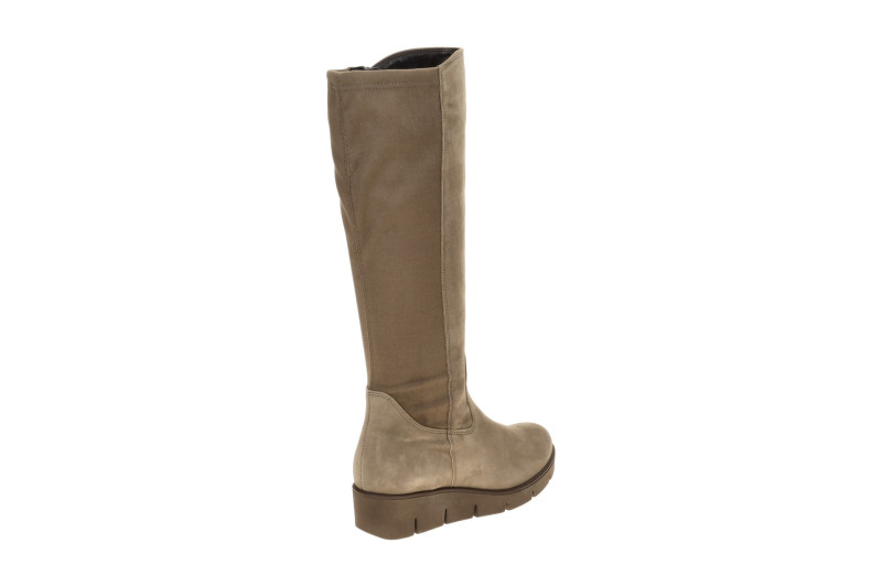 Gabor Keil Schaftstiefel grau Samtvelour Stretch 8005.03.003