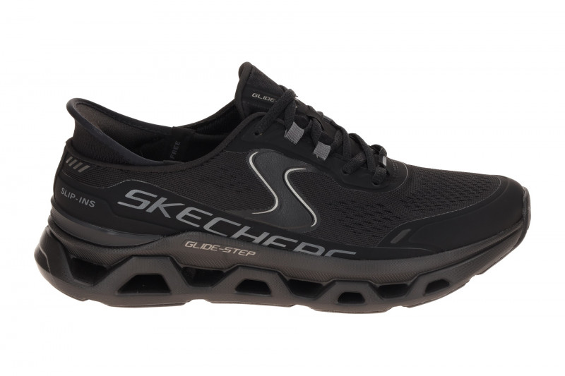 Skechers Glide Step Schuhe schwarz Damen Slip-Ins 150510