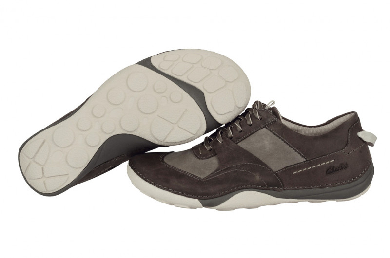 Clarks Martock Form Schuhe grau kahki
