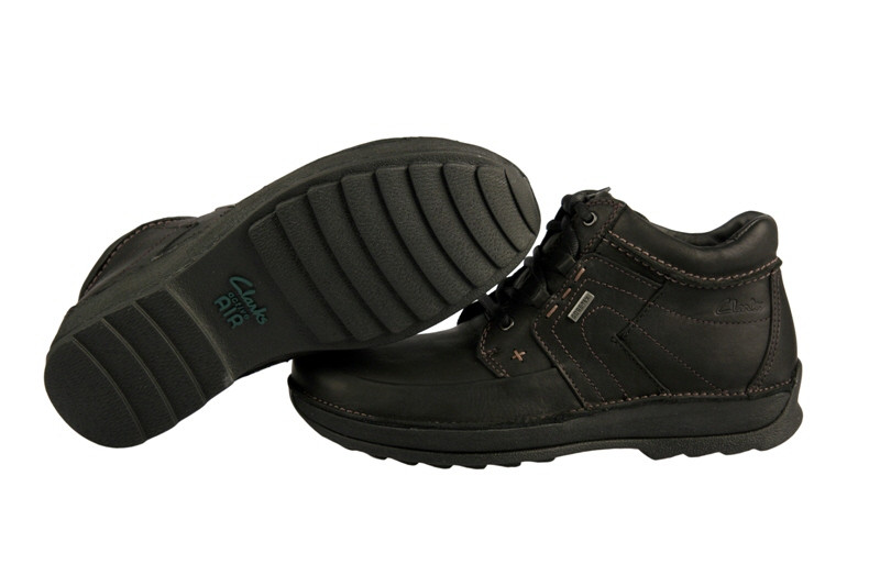 Clarks Storm Path GTX Schuhe in schwarz mit Gore-Tex