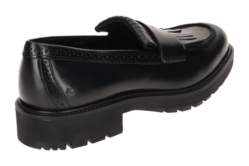 Ecco Metropole Oslo Slipper Schuhe schwarz Loafer 232853