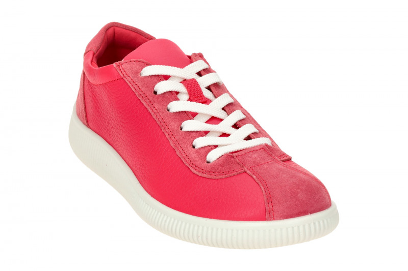 Ecco Soft Zero Schuhe pink rot Sneakers 220253