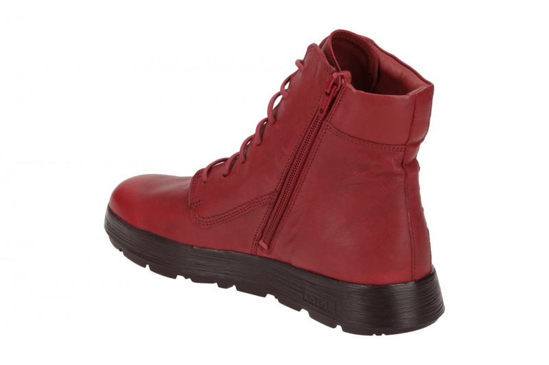 Think Comoda Stiefelette rot Glattleder 518