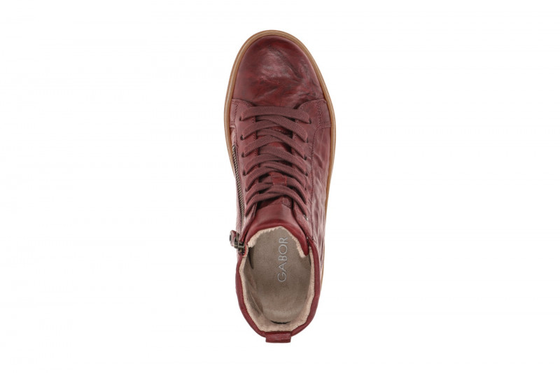 Gabor Mid-Sneaker Boots rot USED LOOK 8008.01.004