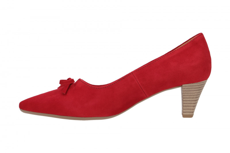 Gabor Pumps rubin rot Samt 25.147.15