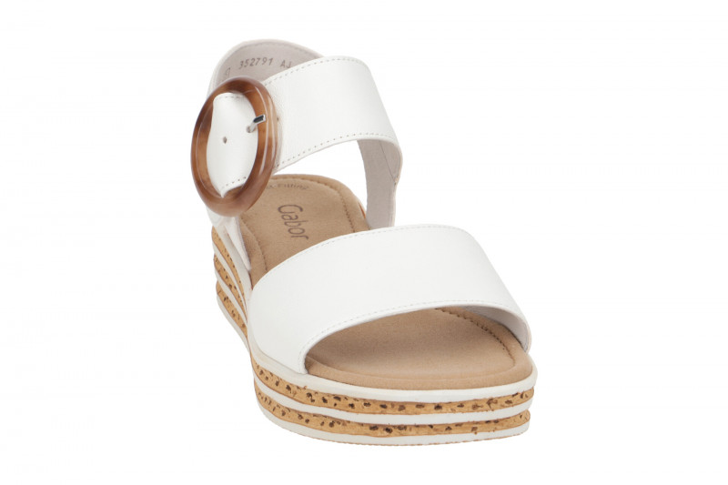 Gabor Fashion Sandalen weiß Nappa 84.550.20