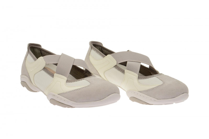 Geox Arrow Ballerina weiß hellgrau D5220A 01422 C1352