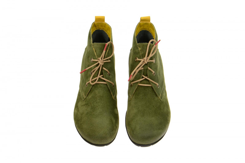 Think Menscha Stiefelette grün Velour