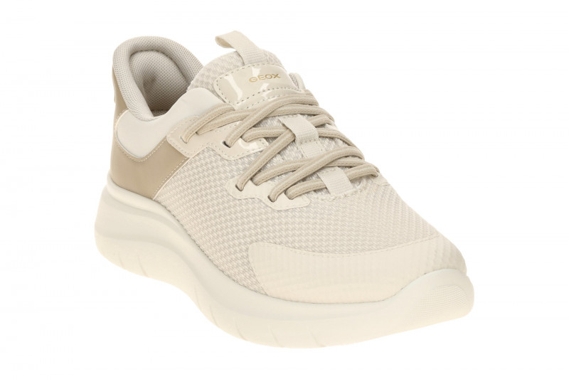 Geox Plummery Schuhe Slipper beige papyrus Damen FASTin D670JB