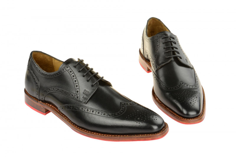 Gordon & Bros Schuhe Milan schwarz Rahmengenäht 4371-G