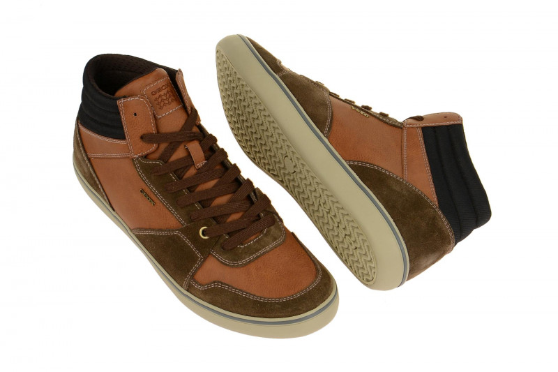 Geox BOX Sneaker Boots braun U74R3J 022ME C6Z6G