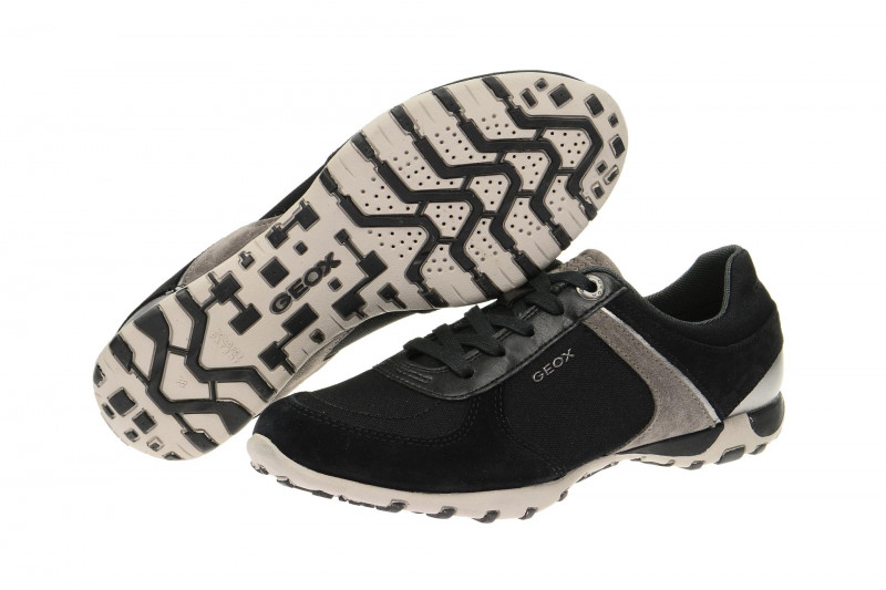 Geox Freccia Schuhe schwarz grau D42C0A
