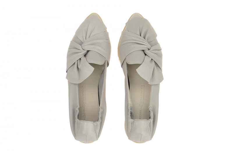 K&S Pia XXL Ballerinas alu grau