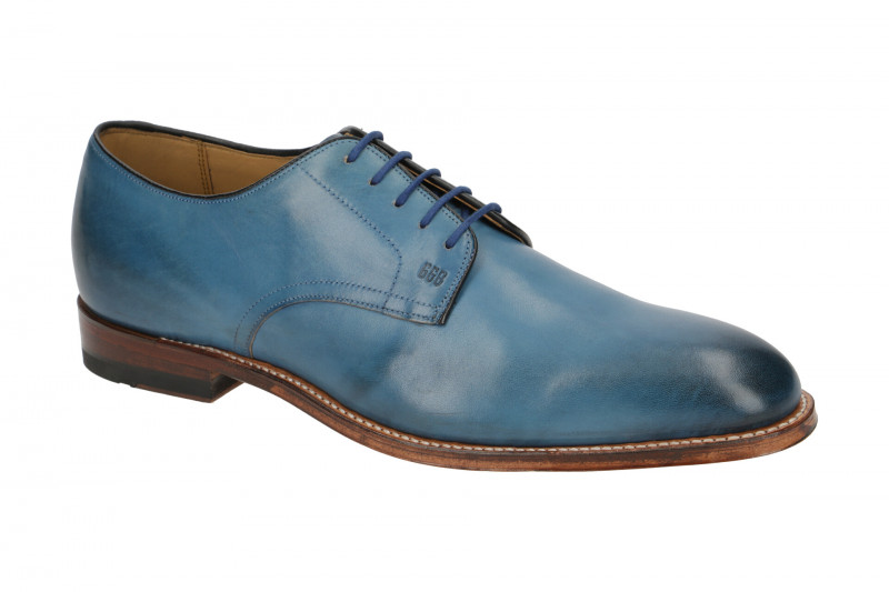 Gordon &amp; Bros Ken Schuhe blau royal Rahmengenäht 5150