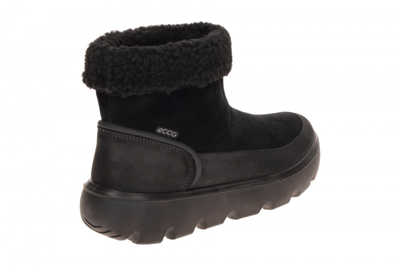 ecco Glacia Winter Schlupf Stiefelette schwarz Wasserdicht 243313
