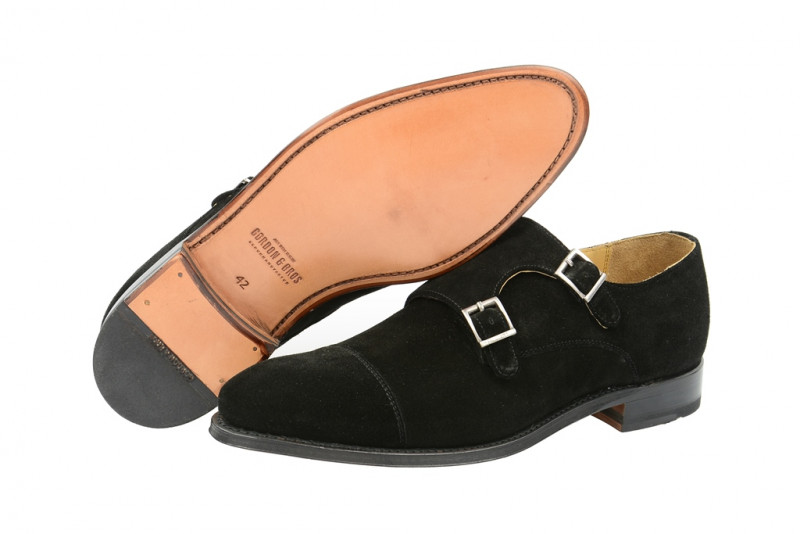 Gordon & Bros Schuhe Fabian schwarz Double-Monk - 4562 black