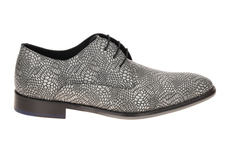 Floris van Bommel De Netter Schuhe grau Reptil 30337