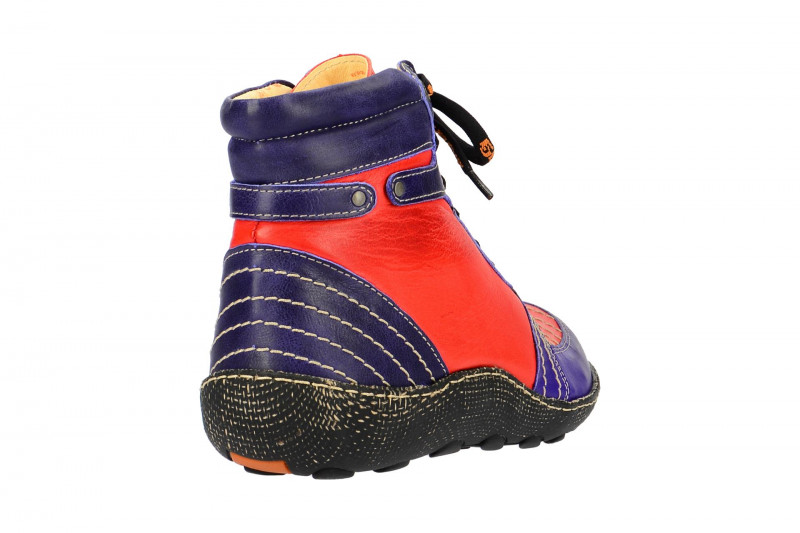 Eject Good Damen Stiefelette rot lila 18595
